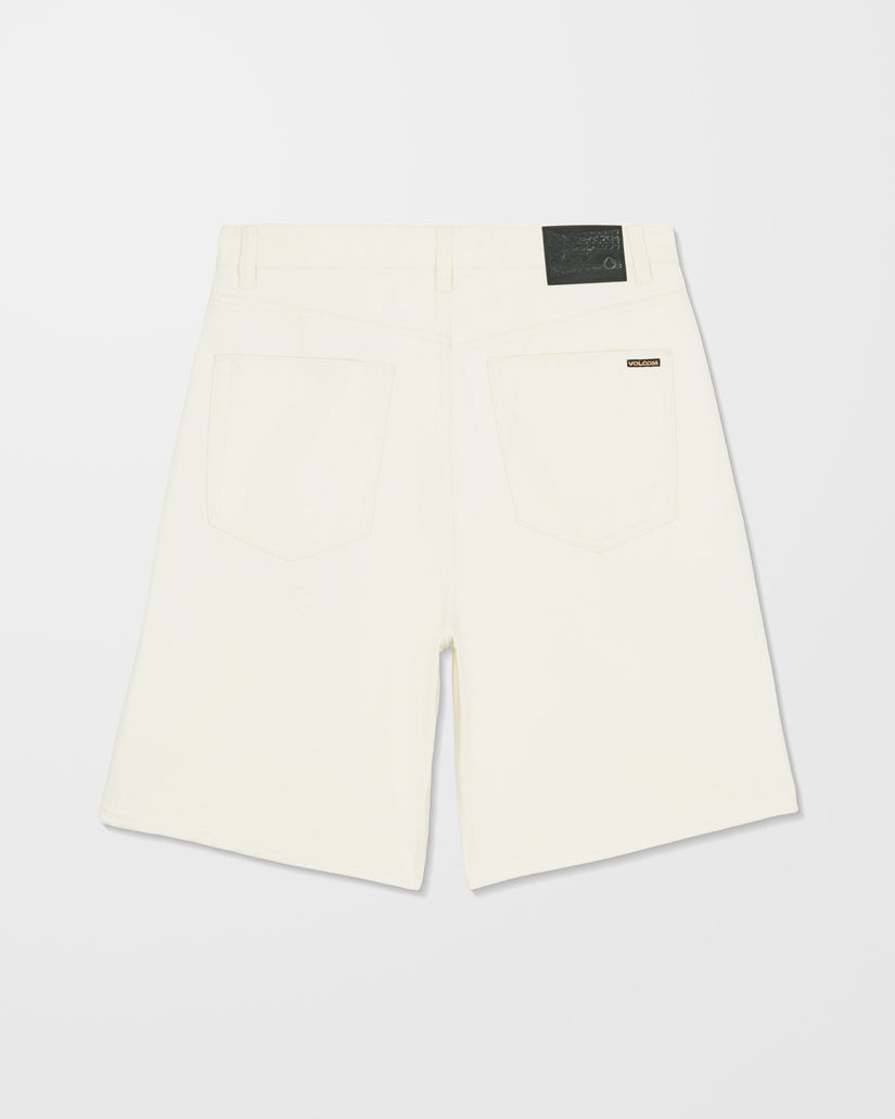 Short en denim Billow 22" - Dirty White