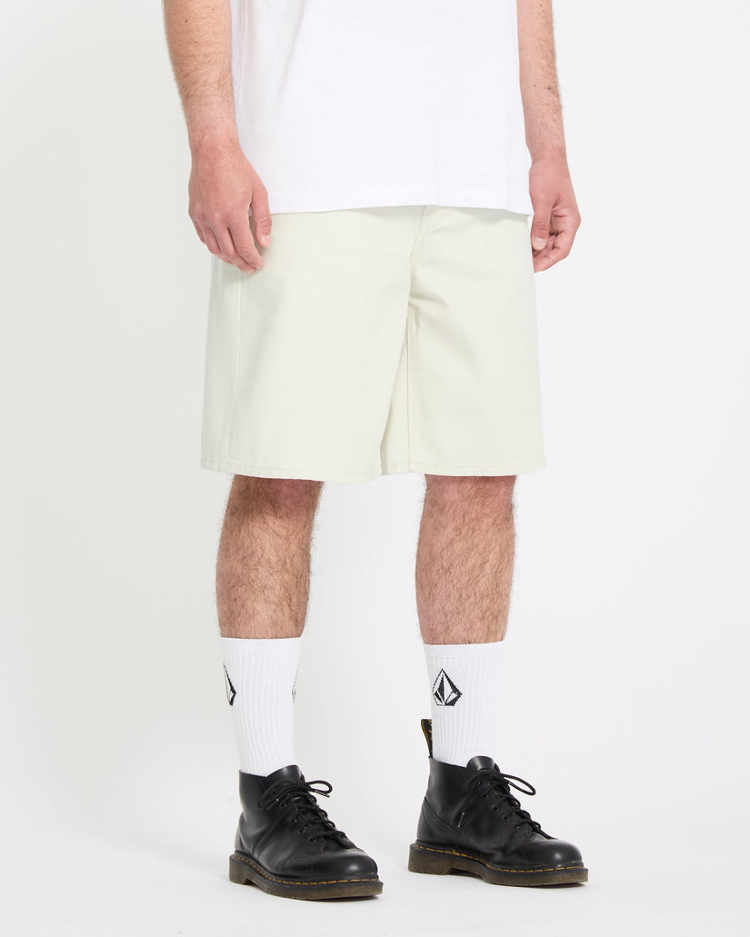 Short en denim Billow 22" - Dirty White