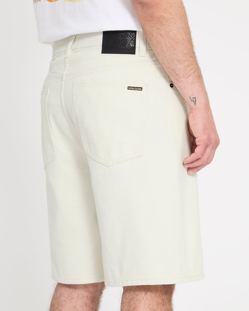 Short en denim Billow 22" - Dirty White