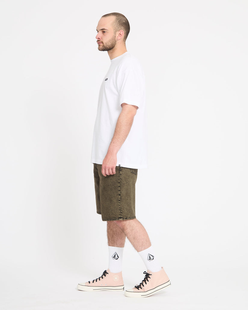 Short en denim Billow 22" - Sage Leaf