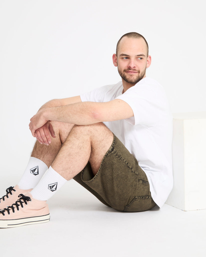 Short en denim Billow 22" - Sage Leaf
