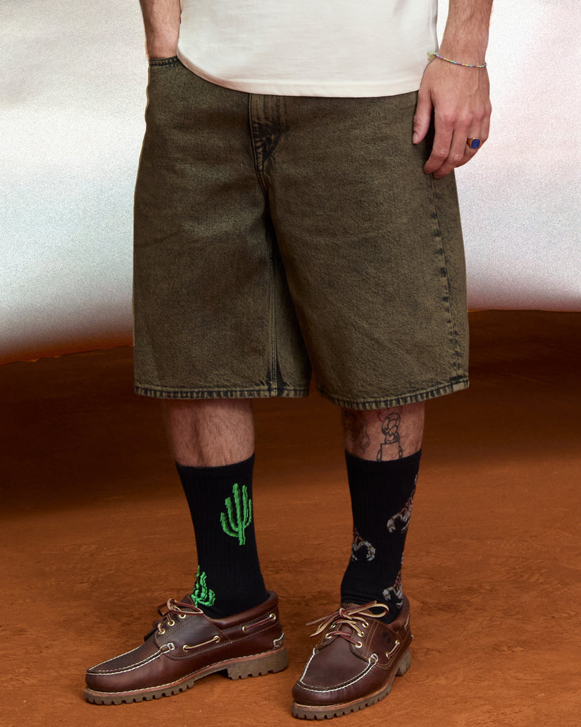 Short en denim Billow 22" - Sage Leaf