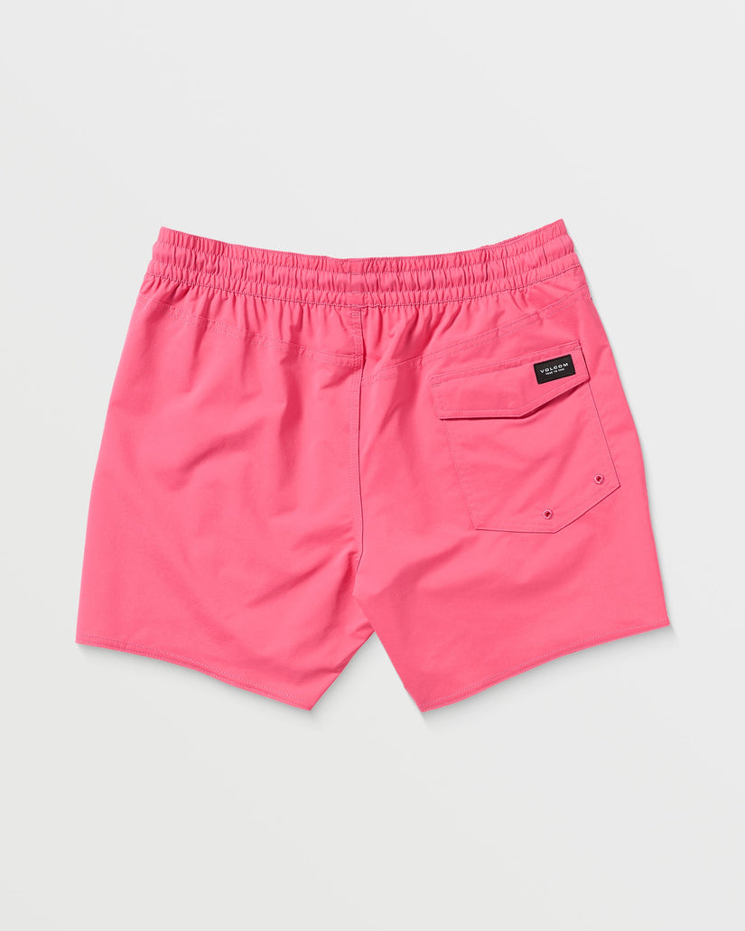 Boardshort Lido Solid Trunk 16" - NEON PINK
