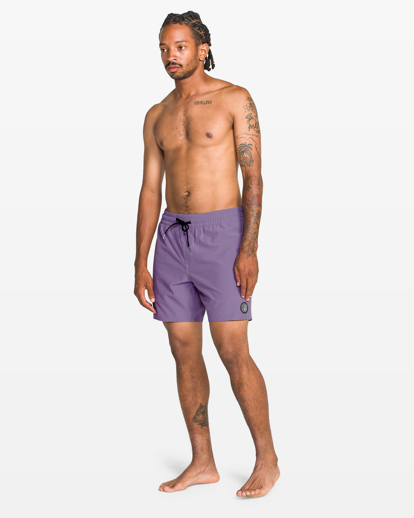 Boardshort Lido Solid Trunk 16" - Violet