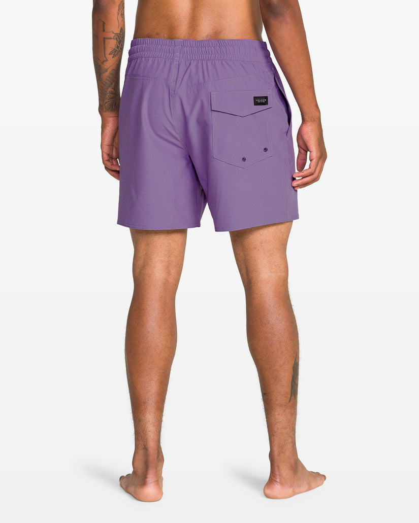 Boardshort Lido Solid Trunk 16" - Violet