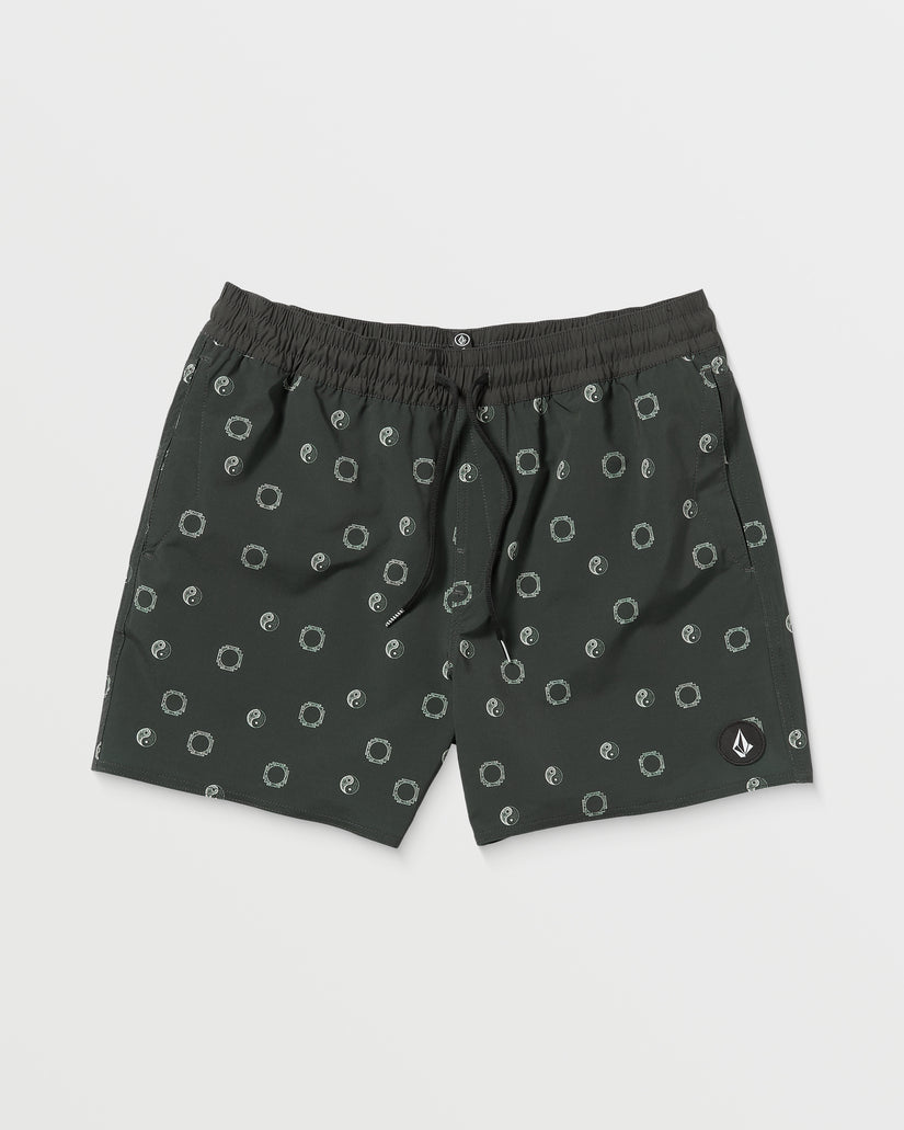 Boardshort Lido Print Trunk 16" - STEALTH
