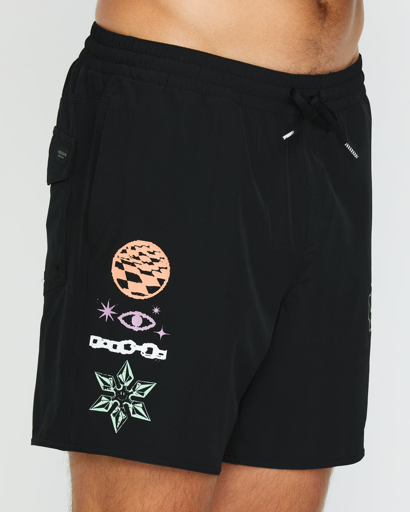 Boardshort Filip Rygalski Trunk 17" - BLACK