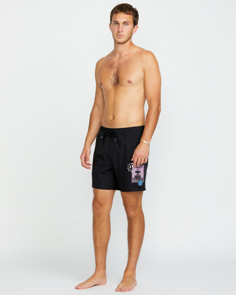 Boardshort Filip Rygalski Trunk 17" - BLACK