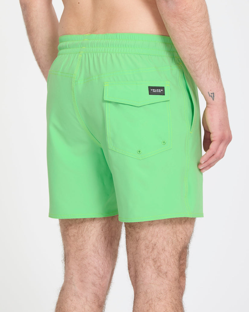 Boardshort Lido Solid Trunk 16" - Island Green