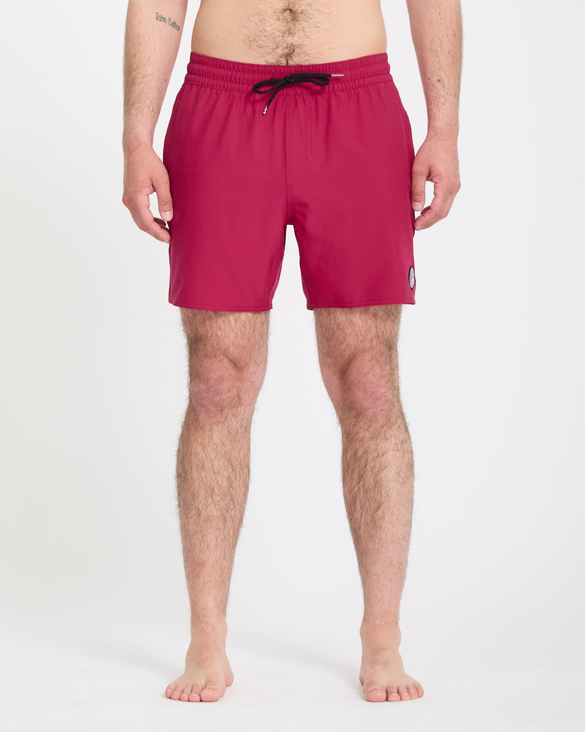 Boardshort Lido Solid Trunk 16" - Sangria