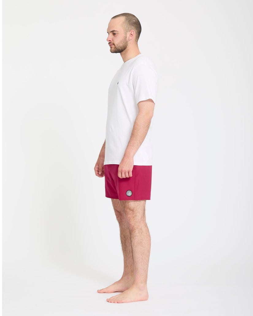 Boardshort Lido Solid Trunk 16" - Sangria