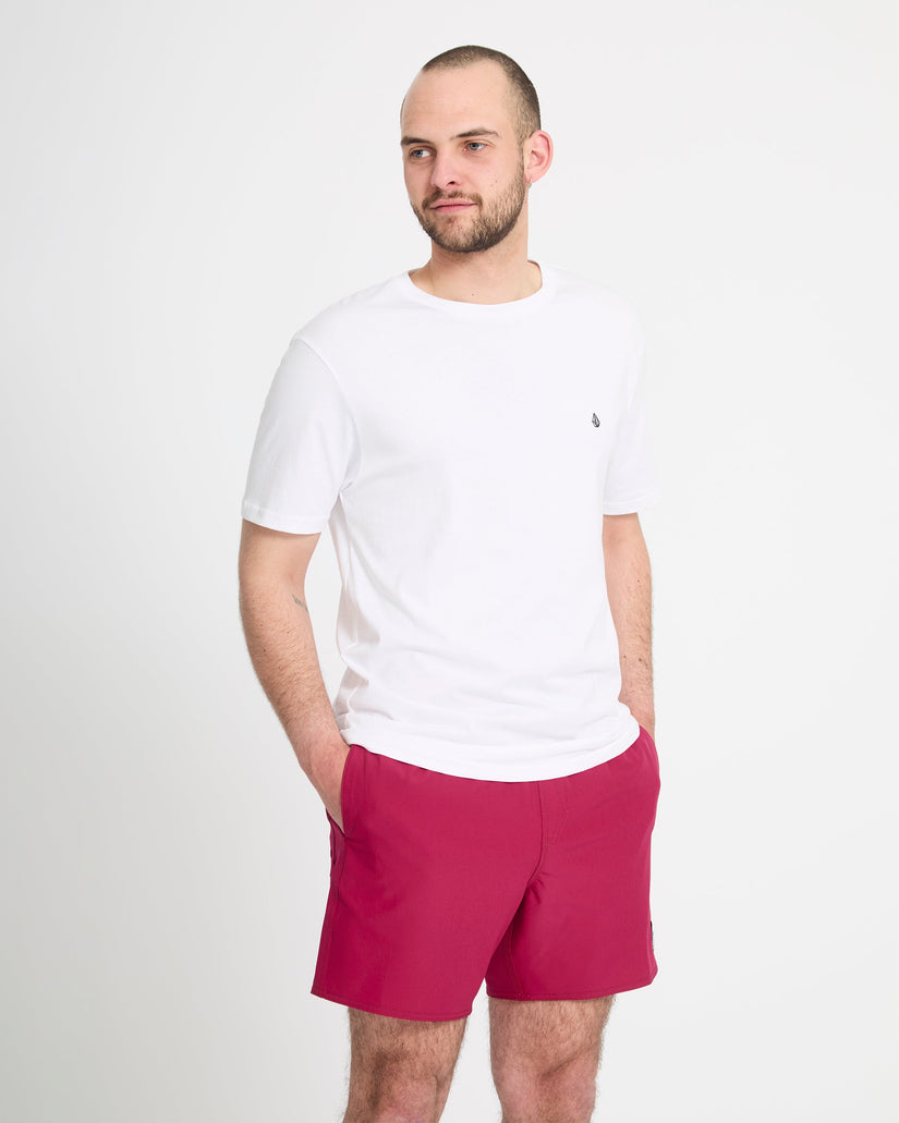 Boardshort Lido Solid Trunk 16" - Sangria
