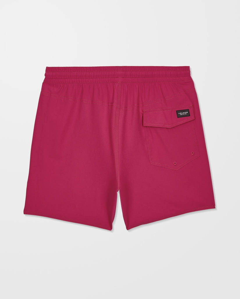 Boardshort Lido Solid Trunk 16" - Sangria