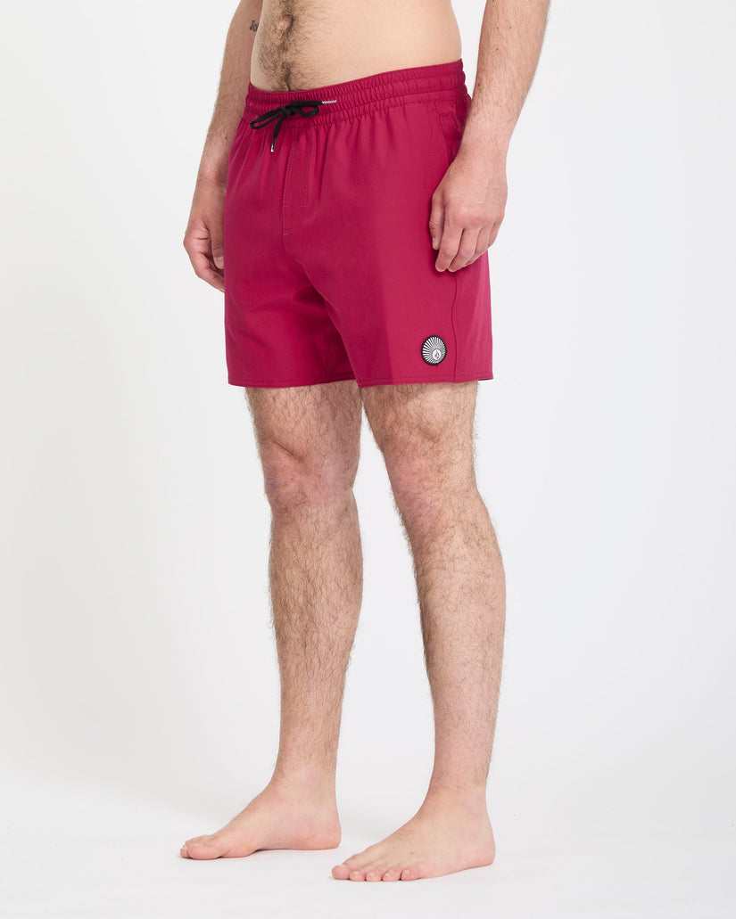 Boardshort Lido Solid Trunk 16" - Sangria