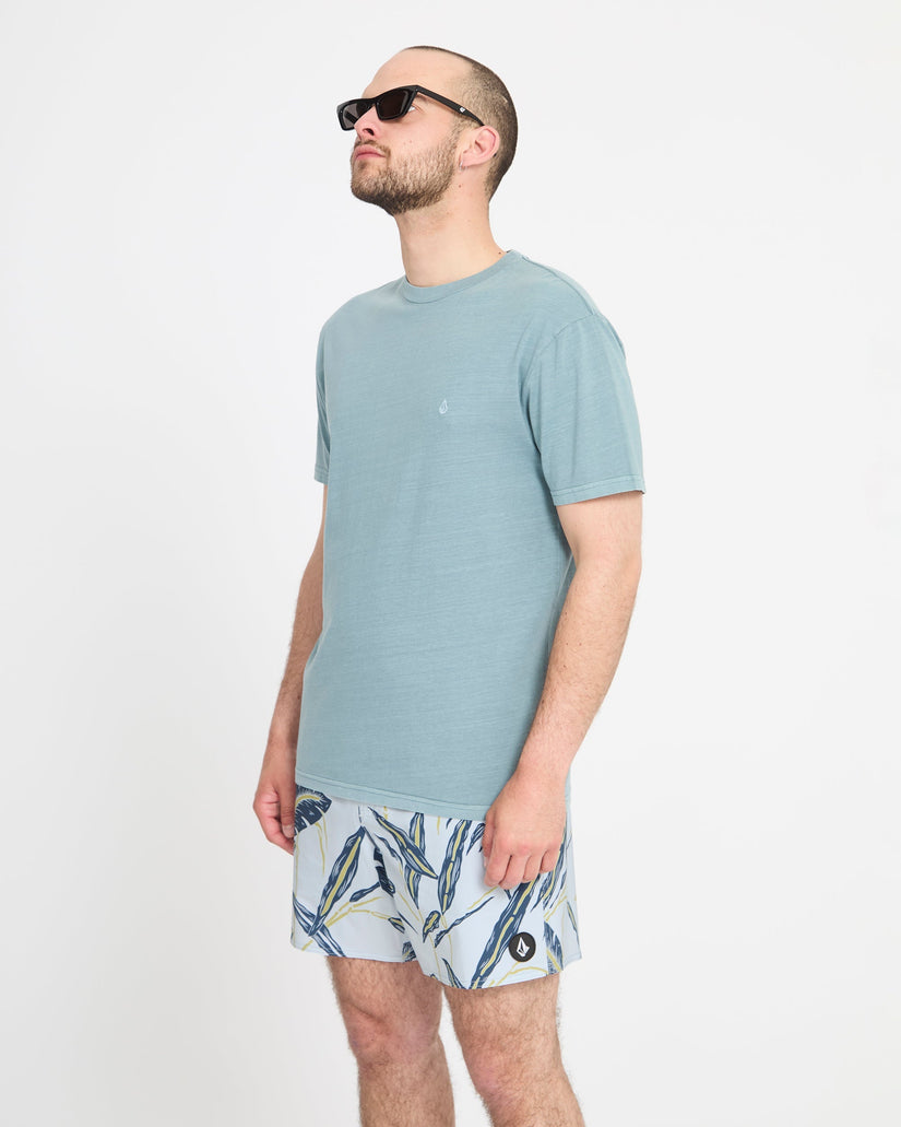 Boardshort Lido Print Trunk 16" - Light Blue Acid