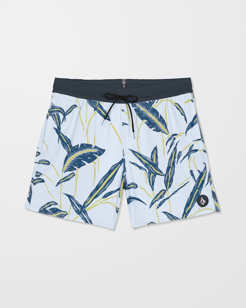 Boardshort Lido Print Trunk 16" - Light Blue Acid