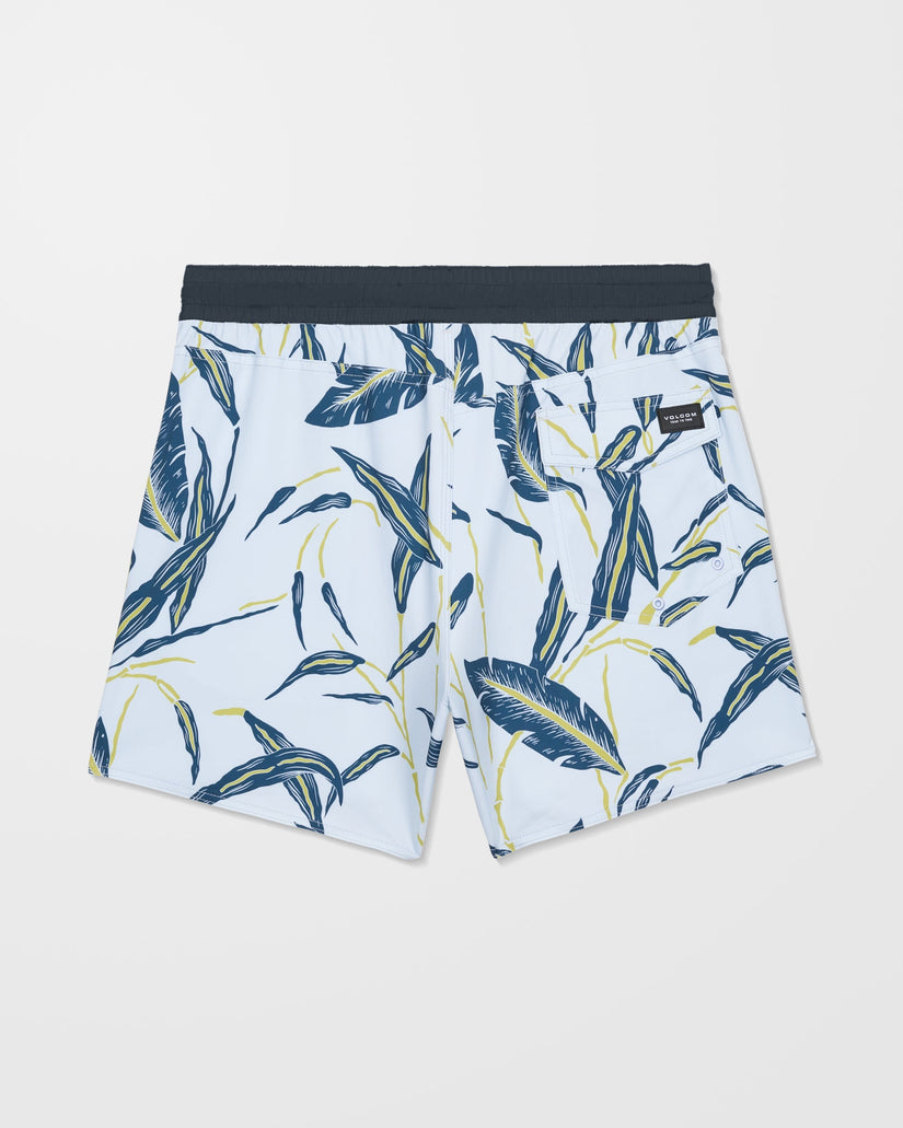 Boardshort Lido Print Trunk 16" - Light Blue Acid