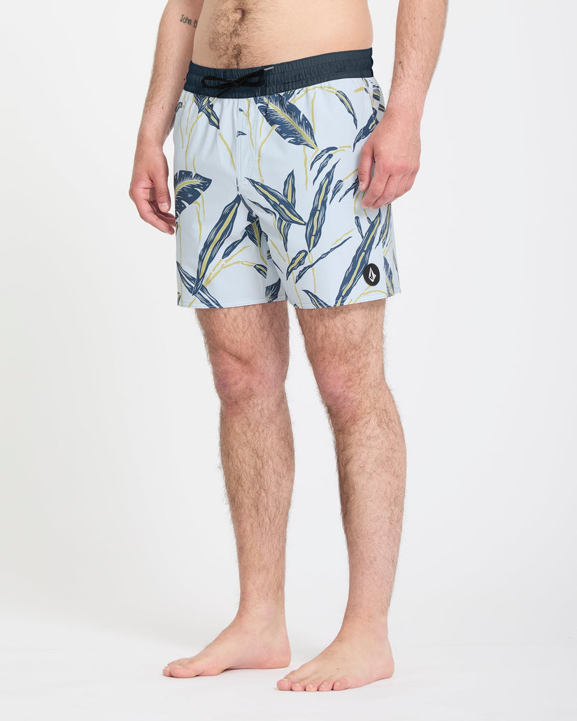 Boardshort Lido Print Trunk 16" - Light Blue Acid