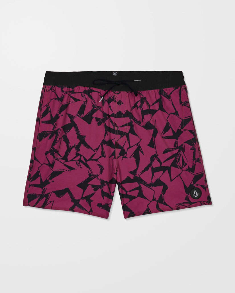 Boardshort Lido Print Trunk 16" - Sangria