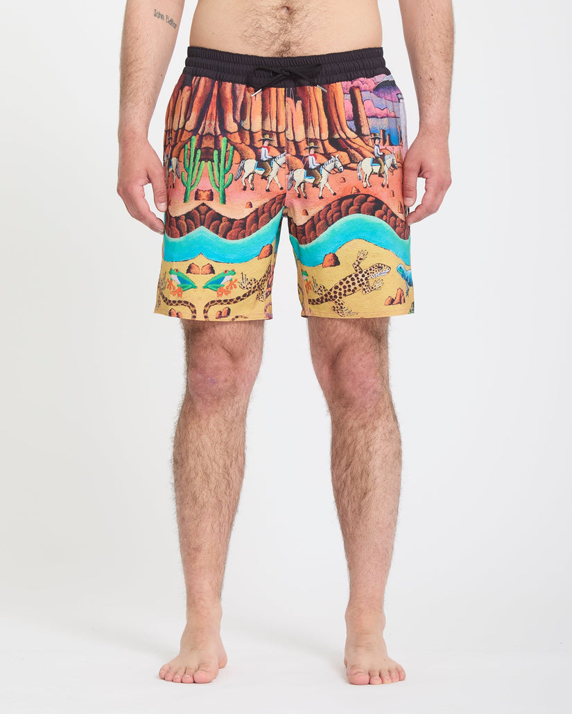 Boardshort Mickey Mason Trunk 17" - Multi