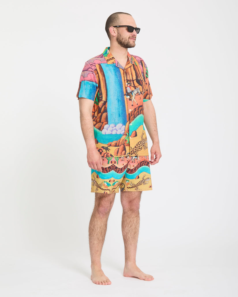Boardshort Mickey Mason Trunk 17" - Multi