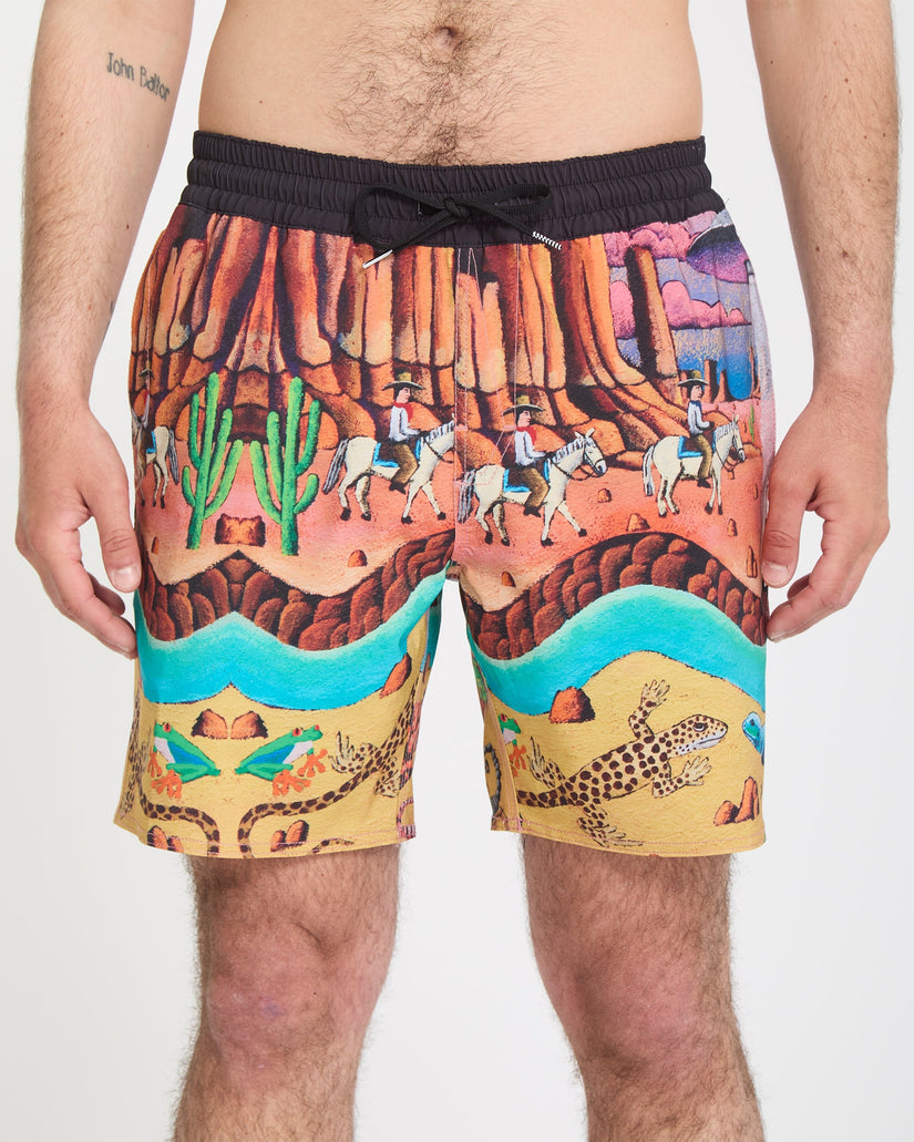 Boardshort Mickey Mason Trunk 17" - Multi