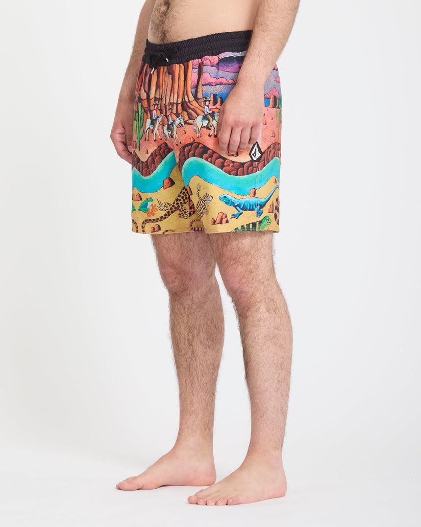 Boardshort Mickey Mason Trunk 17" - Multi