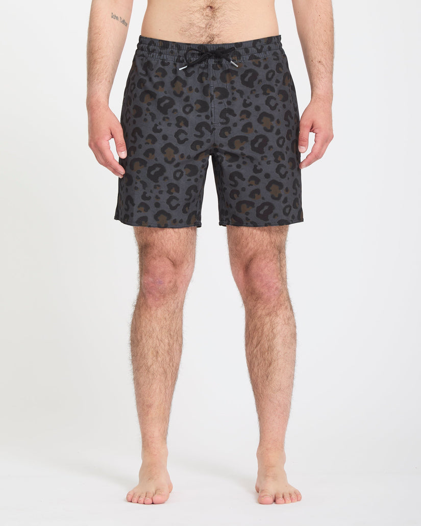 Boardshort Melange Trunk 17" - Asphalt Black
