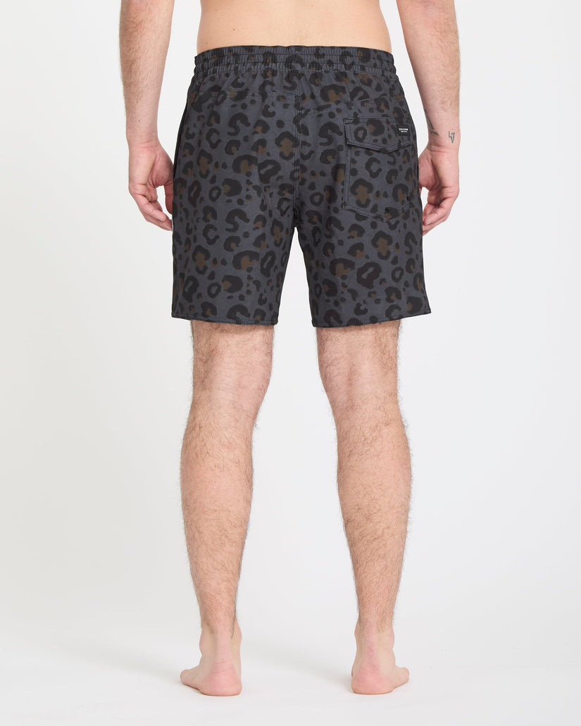 Boardshort Melange Trunk 17" - Asphalt Black
