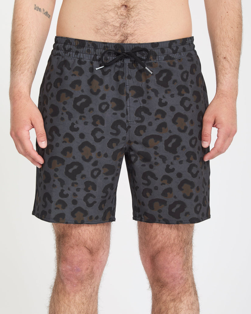 Boardshort Melange Trunk 17" - Asphalt Black