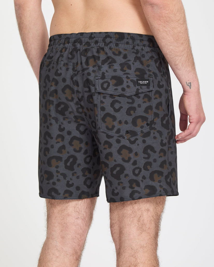 Boardshort Melange Trunk 17" - Asphalt Black