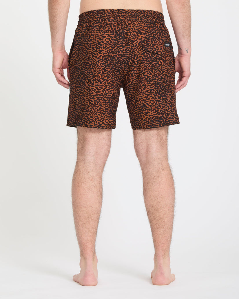 Boardshort Melange Trunk 17" - Brown Horn