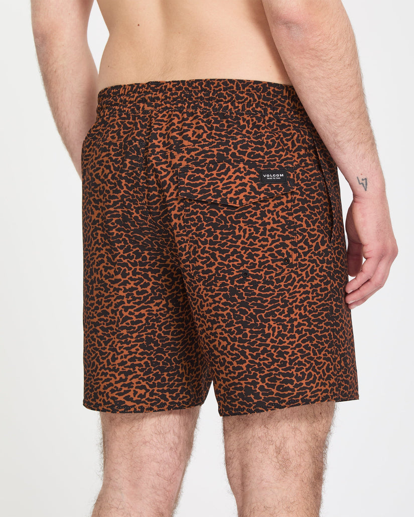 Boardshort Melange Trunk 17" - Brown Horn