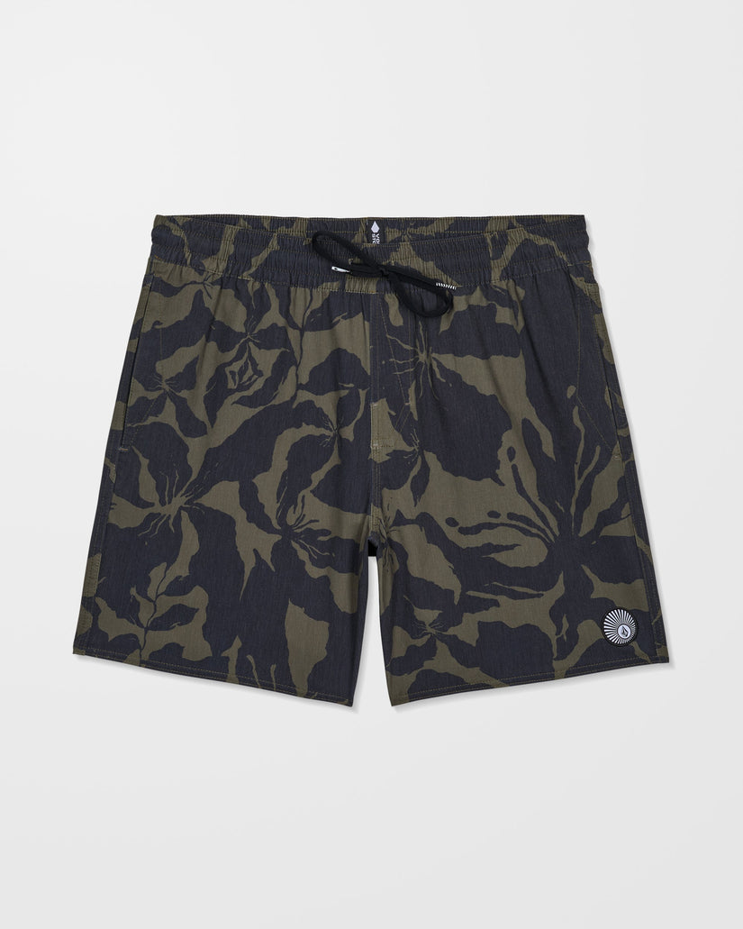 Boardshort Psyche Cotton 17" - Ivy