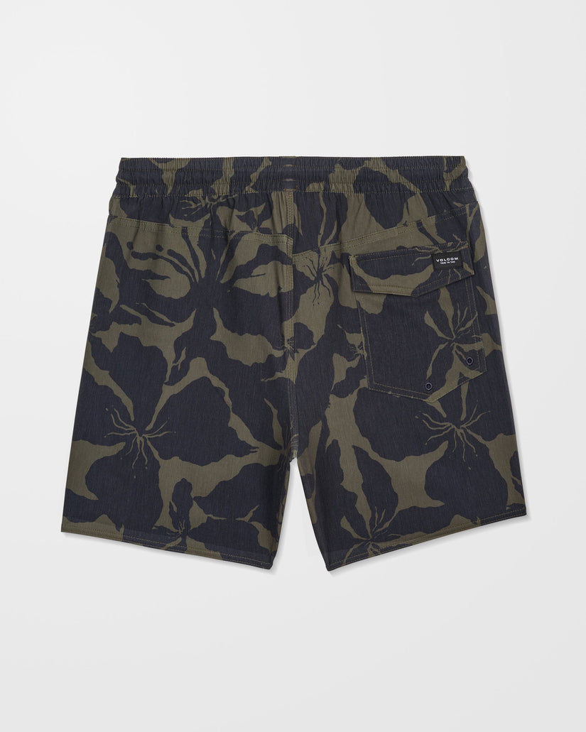 Boardshort Psyche Cotton 17" - Ivy