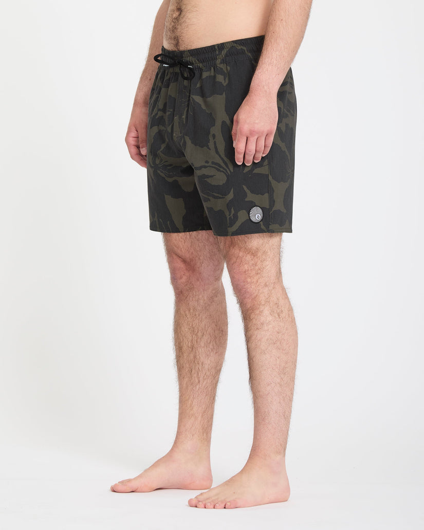 Boardshort Psyche Cotton 17" - Ivy