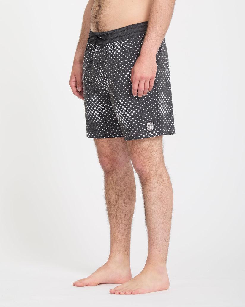 Boardshort Psyche Cotton 17" - Matte Black