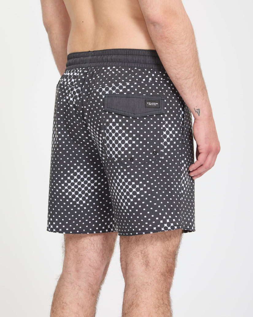 Boardshort Psyche Cotton 17" - Matte Black
