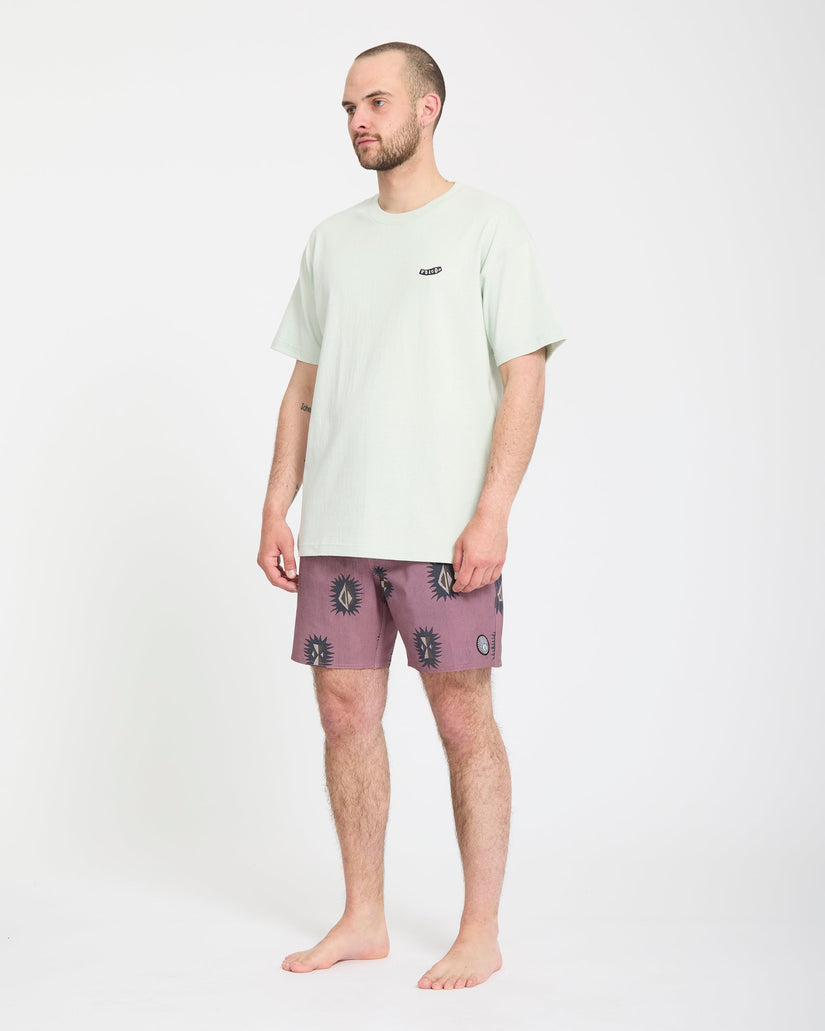 Boardshort Psyche Cotton 17" - Stone Rose