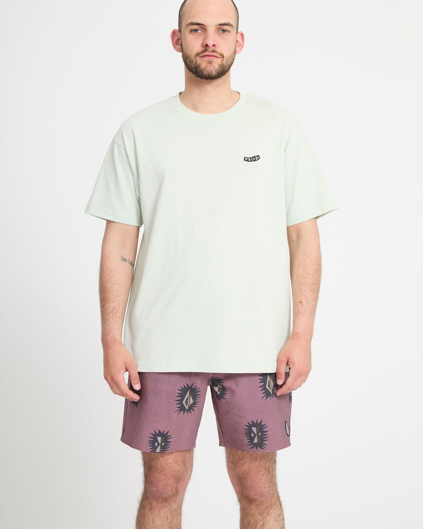 Boardshort Psyche Cotton 17" - Stone Rose