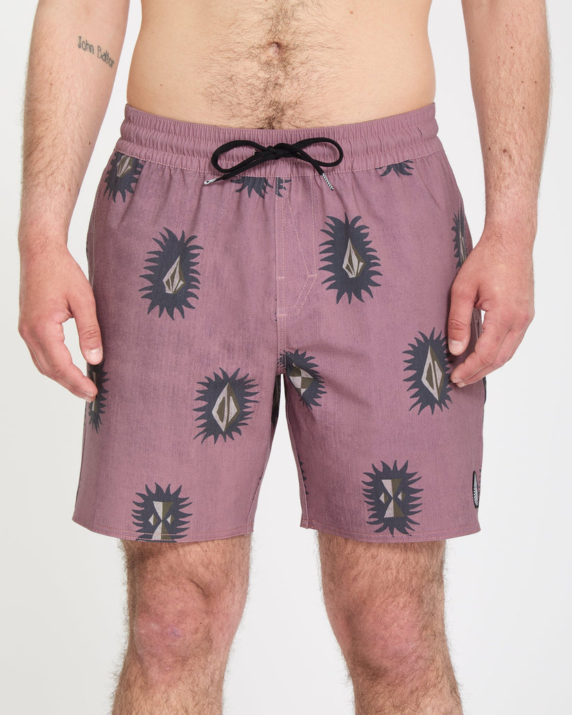 Boardshort Psyche Cotton 17" - Stone Rose