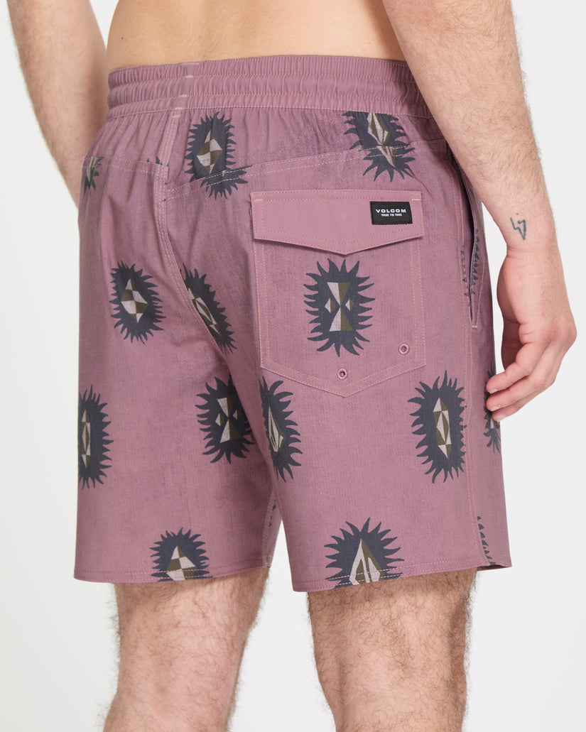 Boardshort Psyche Cotton 17" - Stone Rose
