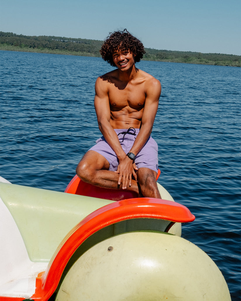 Boardshort Center Trunk 17" - Violet