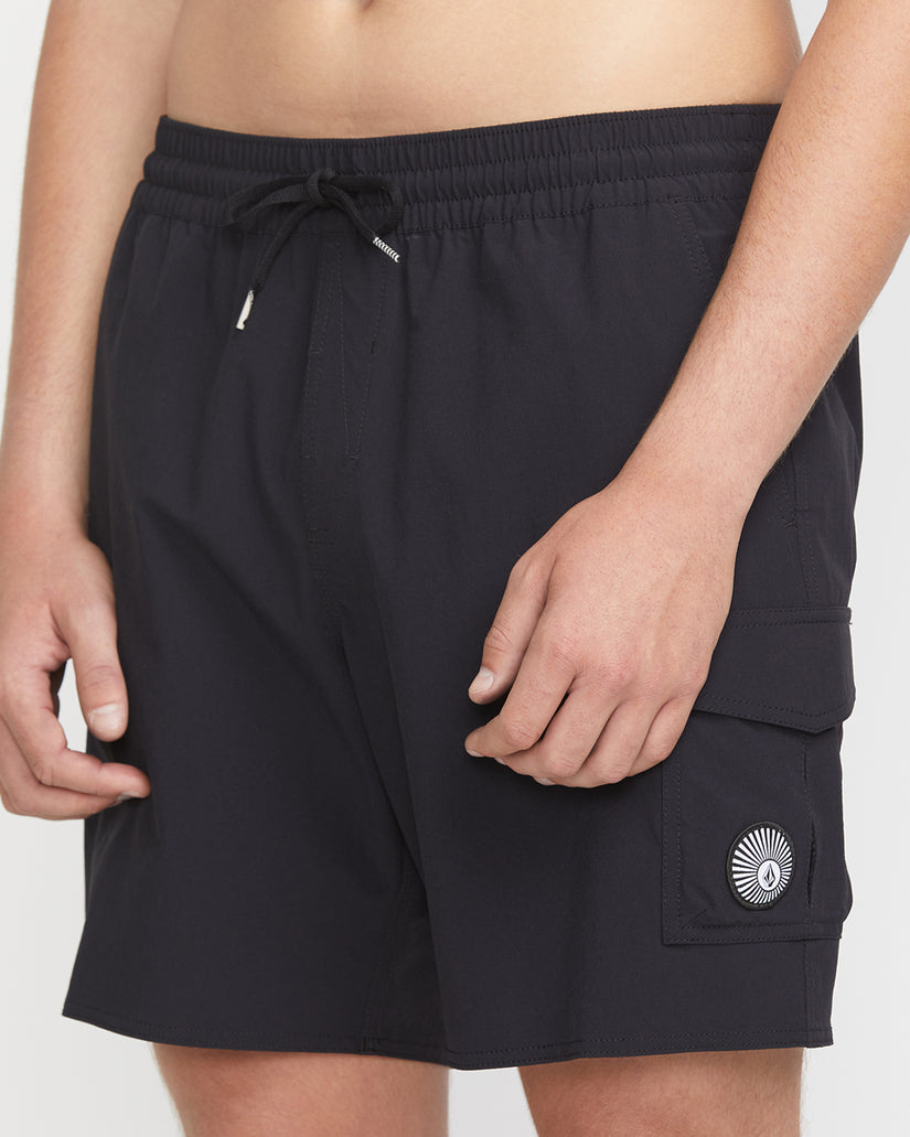 Boardshort Truly Liberators 17" - BLACK