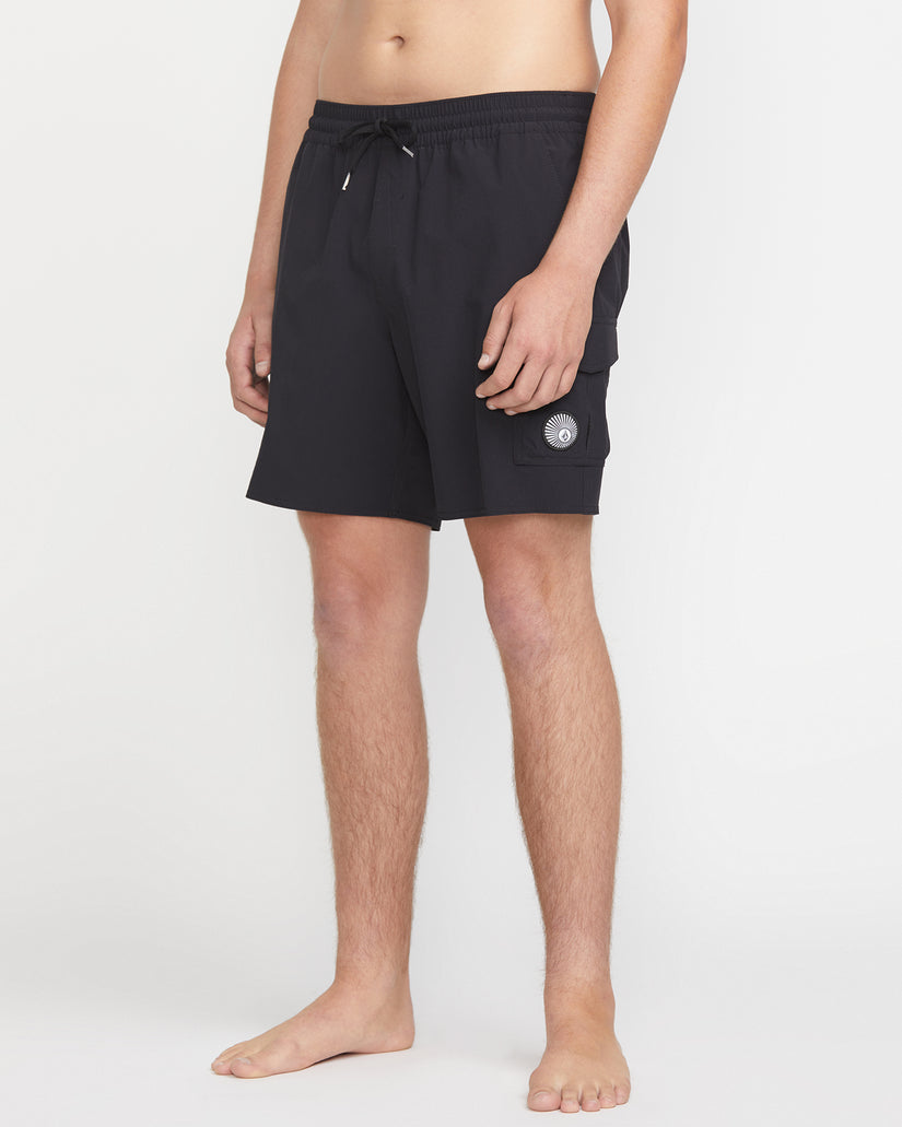 Boardshort Truly Liberators 17" - BLACK