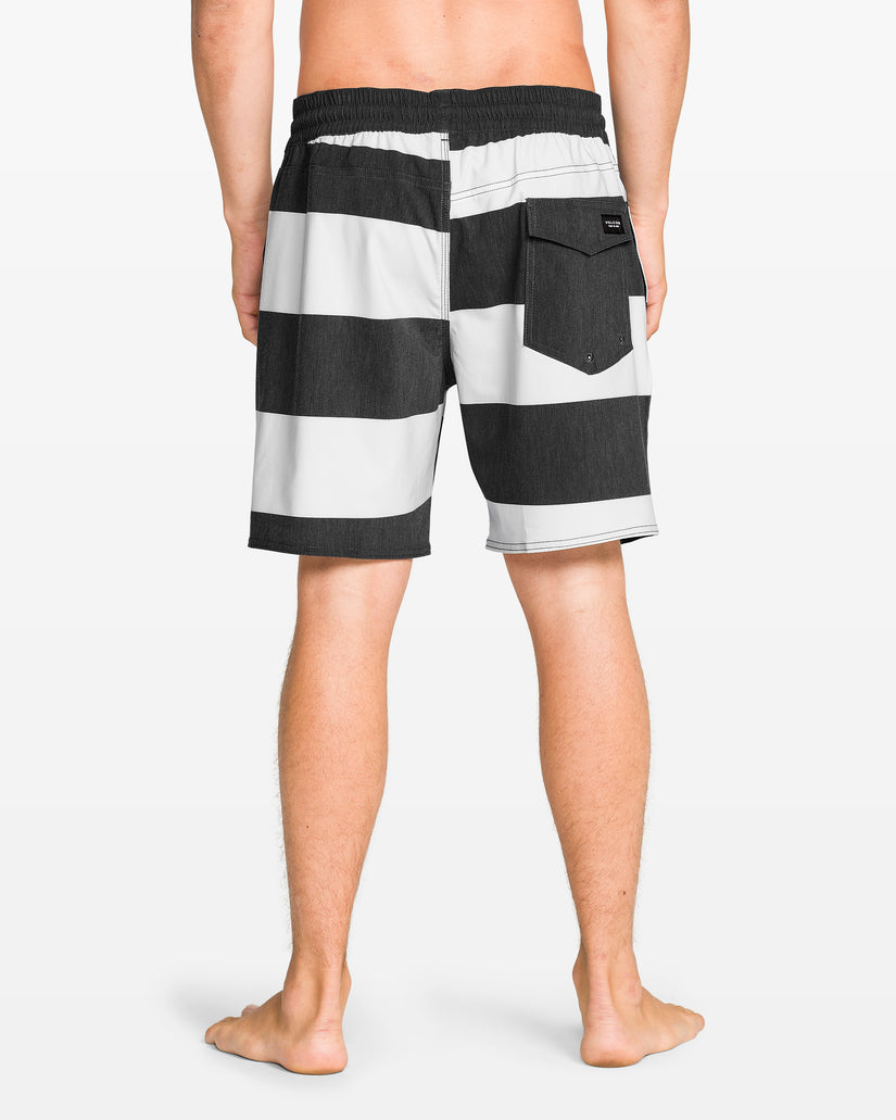 Boardshort Psyche Cotton Trunk 17" - Black