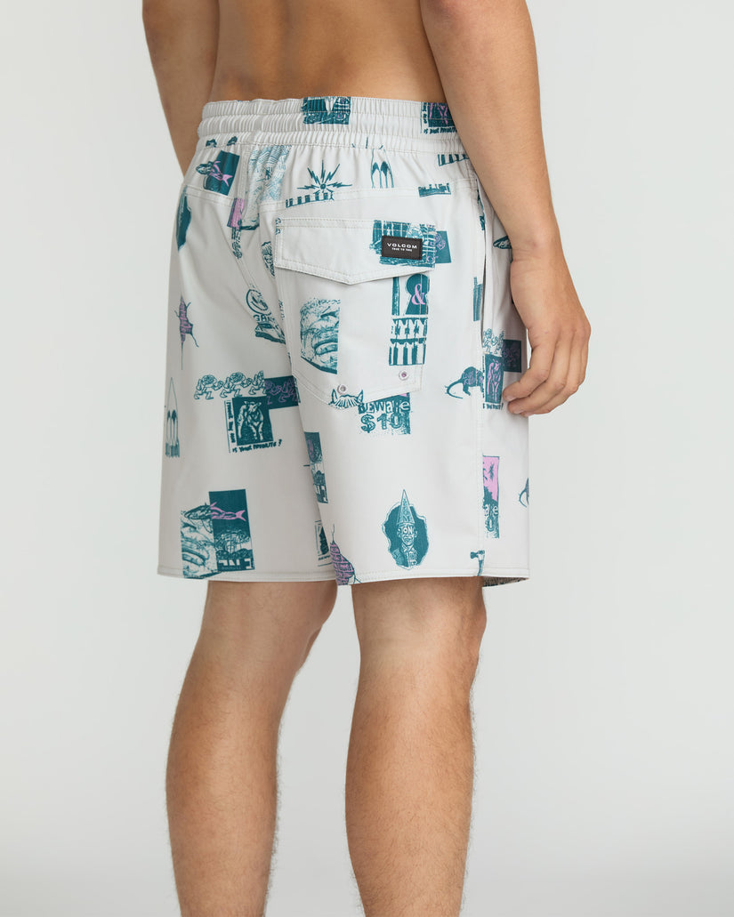 Boardshort Psyche Cotton Trunk 17" - Stone