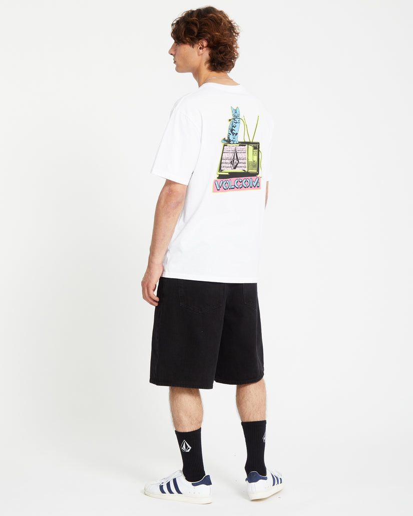 T-shirt Catv - WHITE
