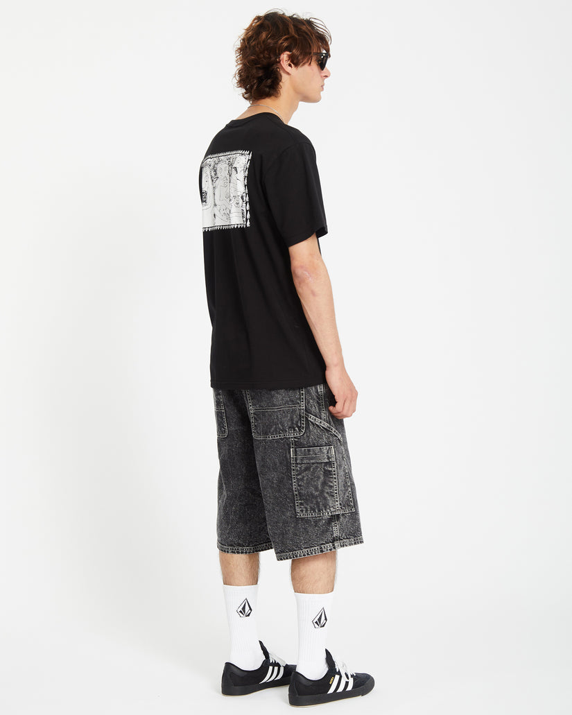 T-shirt Crazybal - BLACK