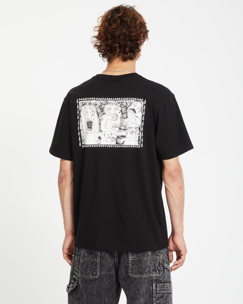 T-shirt Crazybal - BLACK